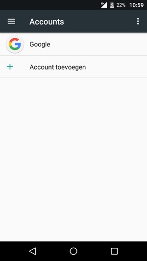 Selecteer Google