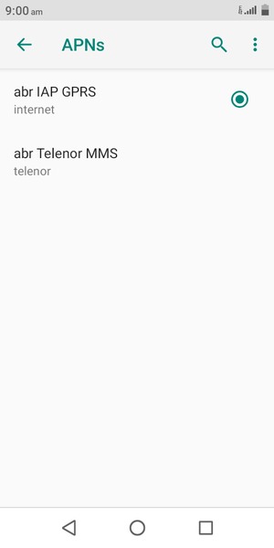 Select the Menu button