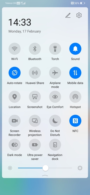 Select the Settings button