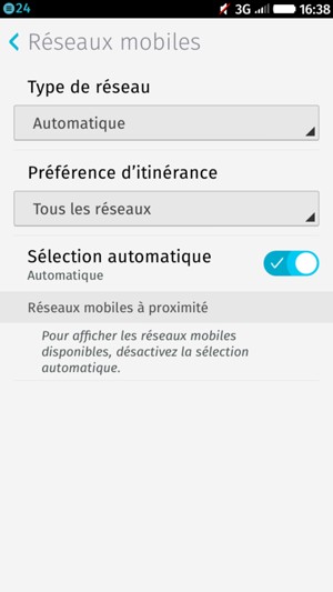 Désactiver le Sélection automatique