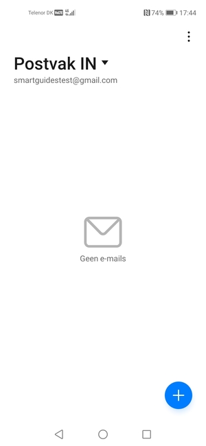 Uw Gmail is klaar voor gebruik
