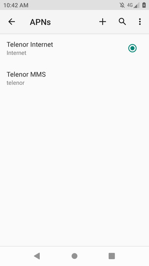 Wählen Sie die Menü-Taste