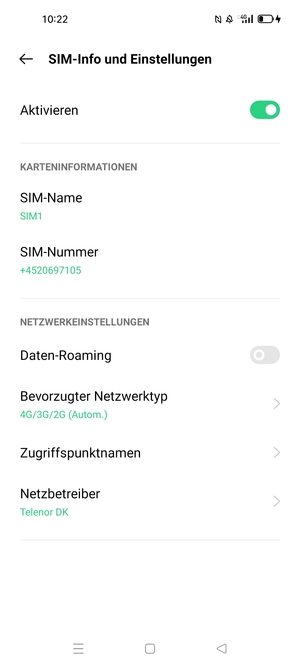 Wählen Sie Zugriffspunktnamen