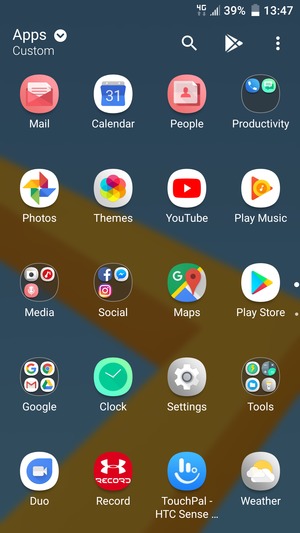 Select Settings