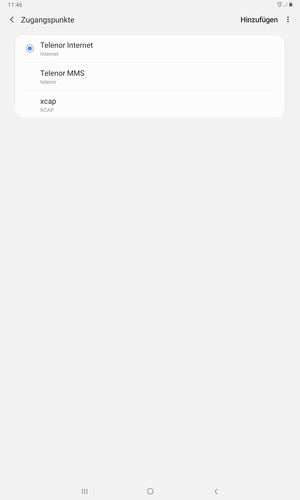 Ihr Tablet ist nun für MMS eingerichtet