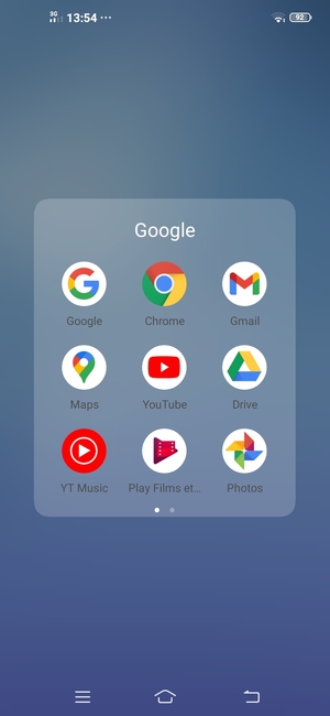 Sélectionnez Gmail
