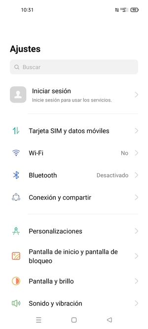 Seleccione Wi-Fi