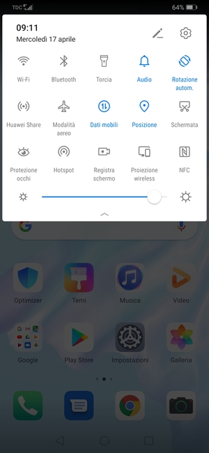 Disattiva Posizione