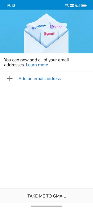 Select Add an email address