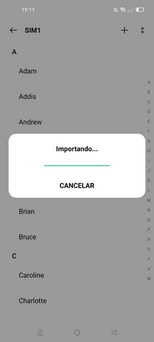 Sus contactos se guardarán en su cuenta de Google y se guardarán en su teléfono la próxima vez que Google sea sincronizado.
