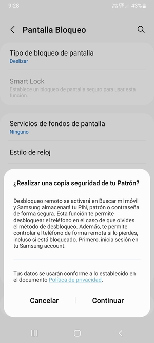 Seleccione Cancelar