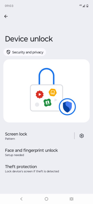 Your phone is now secure with a screen lock