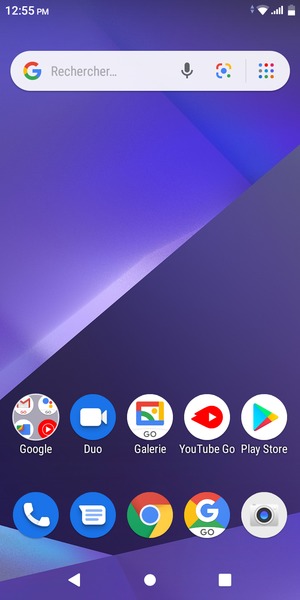 Sélectionnez Google