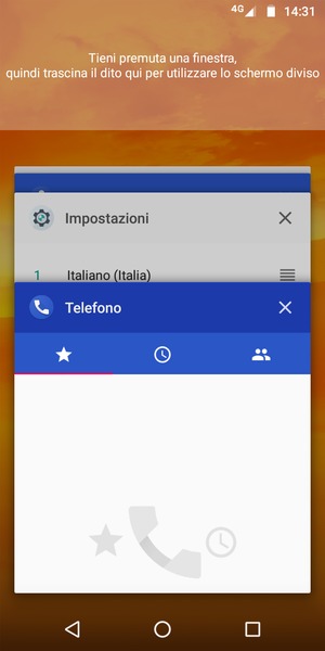Scorri verso destra le app per chiuderle