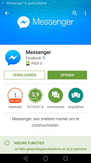 Selecteer OPENEN