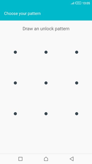 Draw an unlock pattern