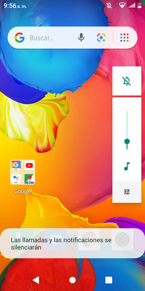 Seleccione Silencio para volver al modo de sonido