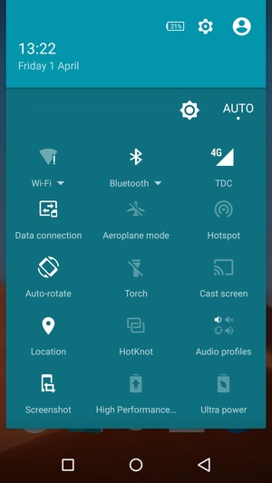 Turn off Wi-Fi and Bluetooth