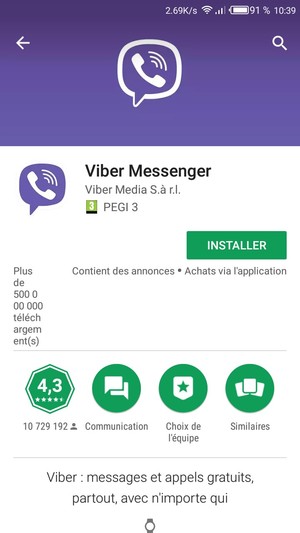 Sélectionnez INSTALLER