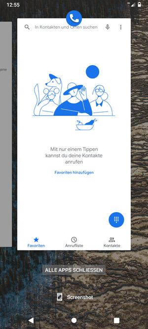 Wählen Sie ALLE APPS SCHLIESSEN, um alle laufende Apps zu schließen