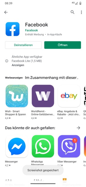 Wählen Sie Öffnen