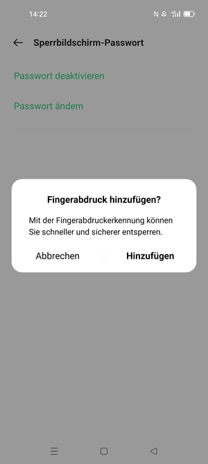 Wählen Sie die gewünschte Option