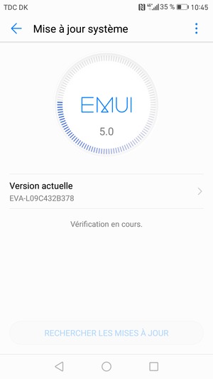 Veuillez attendre la fin de la recherche
