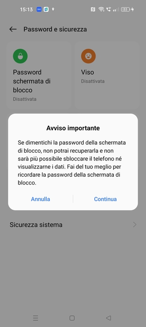 Seleziona Continua