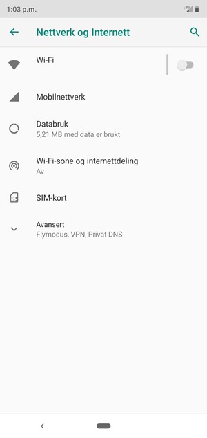 Velg Mobilnettverk