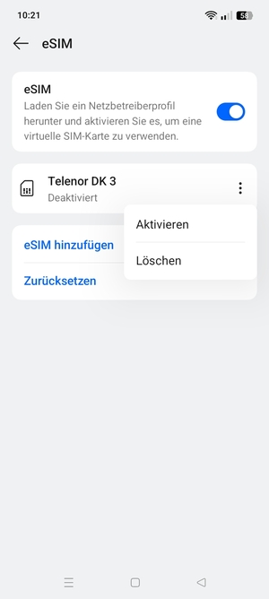 Wählen Sie Aktivieren