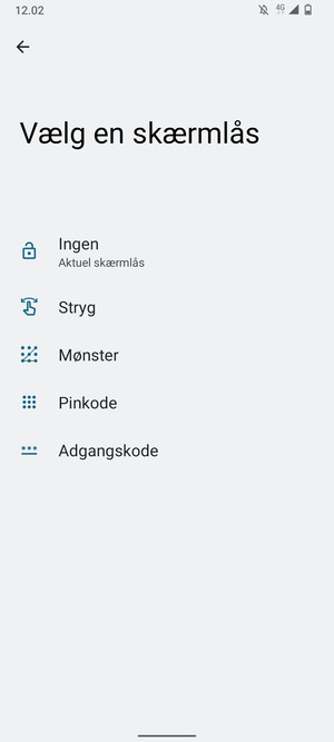 Vælg Mønster