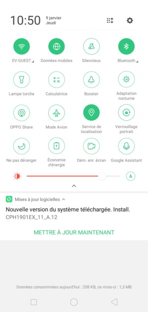 Désactiver le Wi-Fi et le Bluetooth