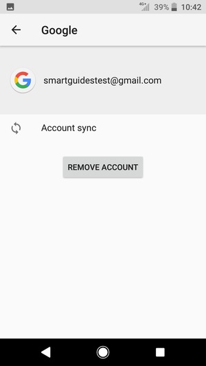Select Account sync