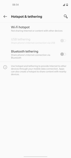 Select Wi-Fi hotspot