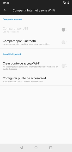 Seleccione Configurar punto de acceso Wi-Fi