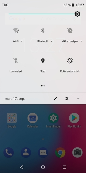 Slå av Wi-Fi og Bluetooth