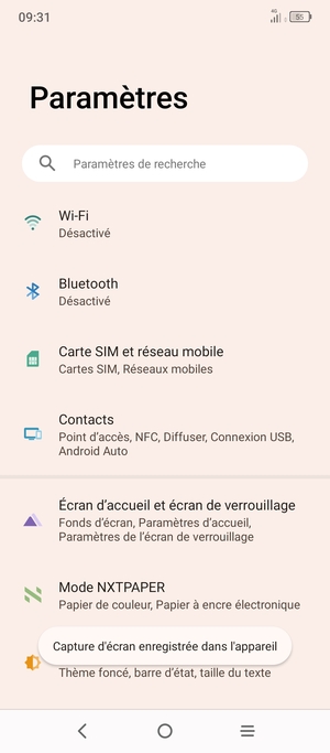 Sélectionnez Wi-Fi