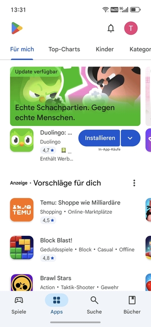 Wählen Sie Suche