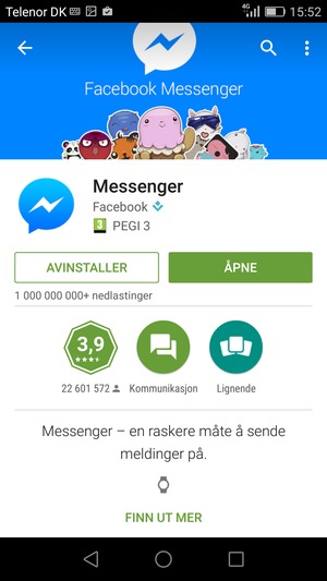 Velg ÅPNE