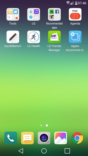 Sélectionnez LG