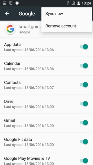 Select Sync now
