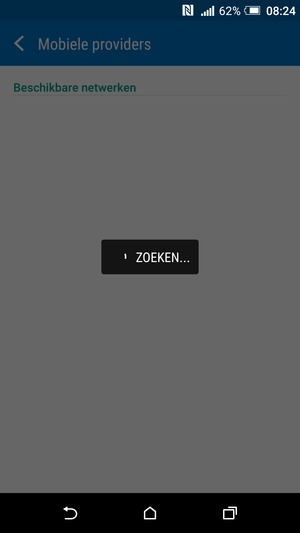 Wacht tot de zoekopdracht beëindigd is