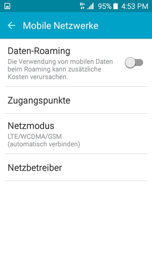 Wählen Sie Zugangspunkte