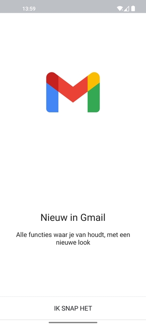Selecteer IK SNAP HET