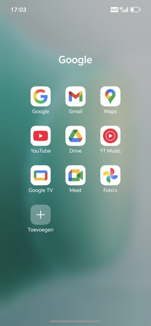 Selecteer Gmail