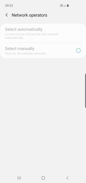 Wait for the search to finish