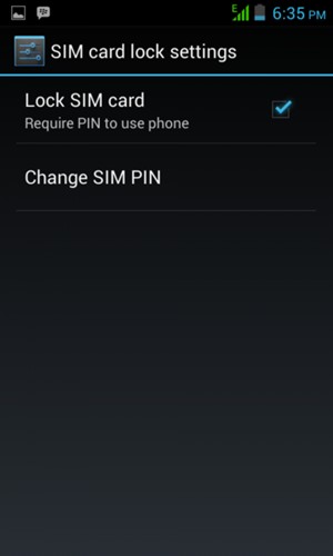 Select Change SIM PIN