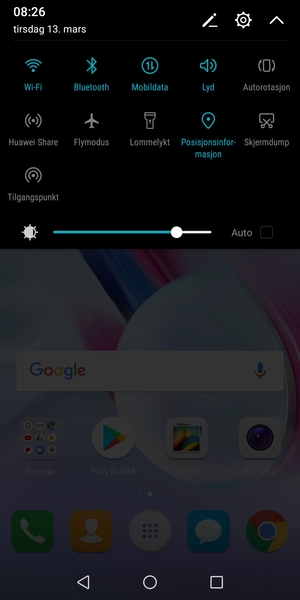 Slå av Wi-Fi og Bluetooth