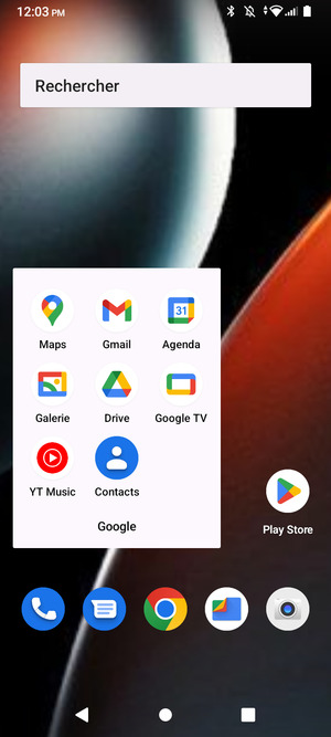 Sélectionnez Gmail