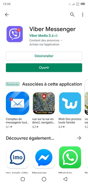 Sélectionnez Ouvrir